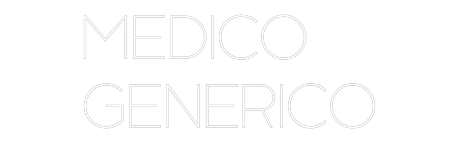 INSEGNA LED PERSONALIZZATA MEDICO
GENER...