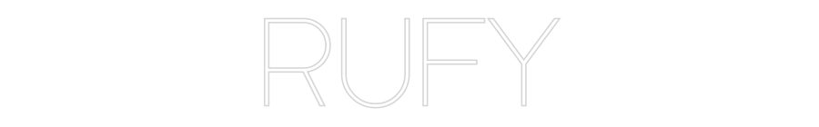 INSEGNA LED PERSONALIZZATA RUFY