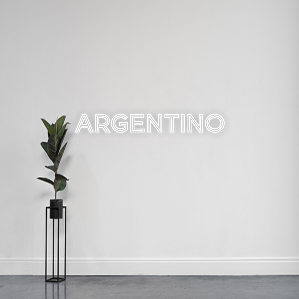 INSEGNA LED PERSONALIZZATA ARGENTINO