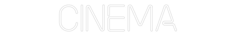 INSEGNA LED PERSONALIZZATA Cinema