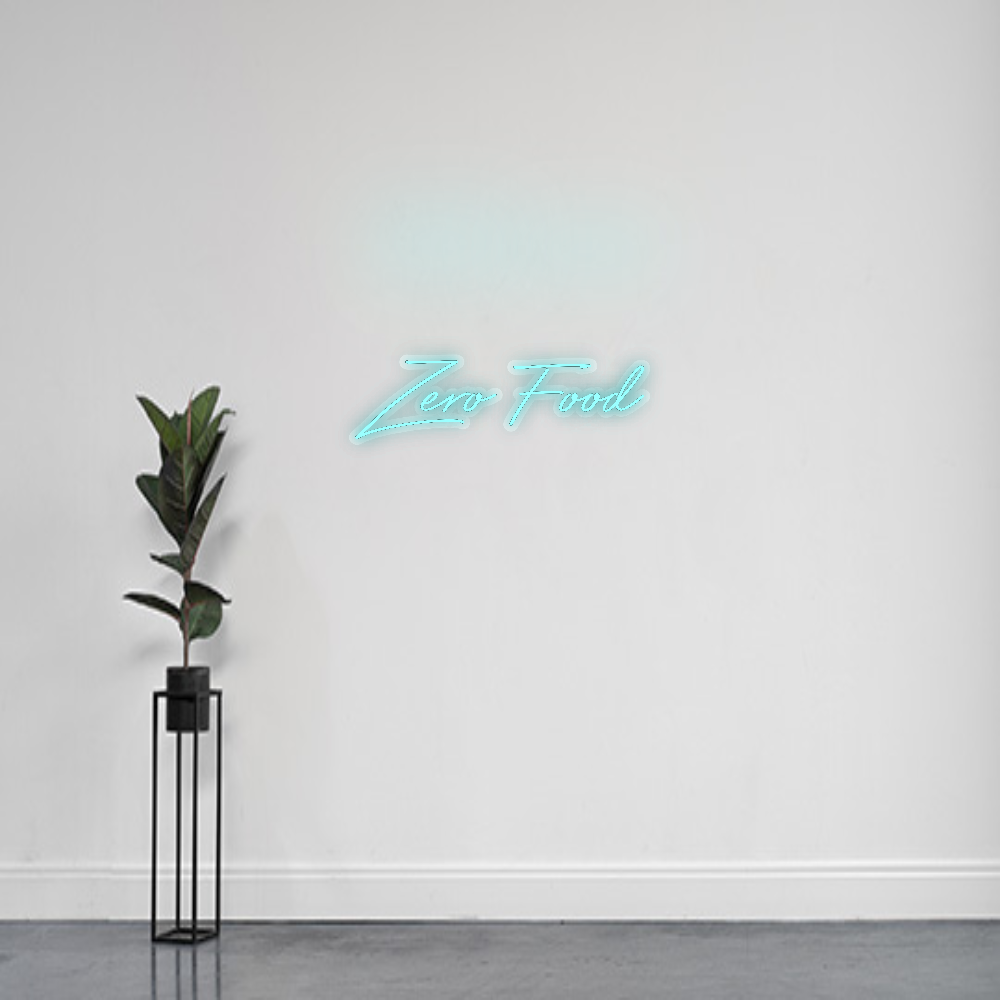INSEGNA LED PERSONALIZZATA Zero Food