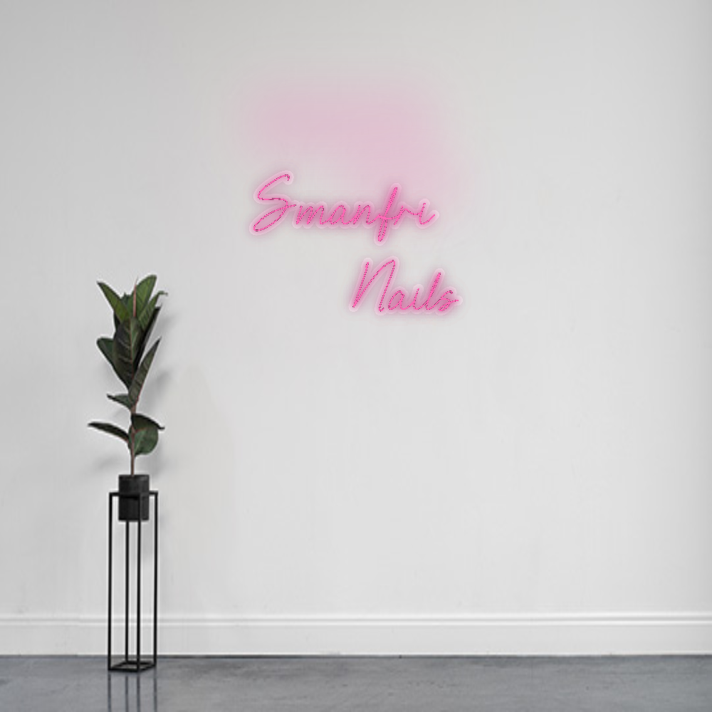 INSEGNA LED PERSONALIZZATA Smanfri 
Nai...