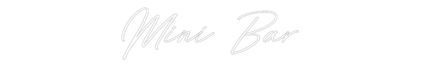 INSEGNA LED PERSONALIZZATA Mini Bar