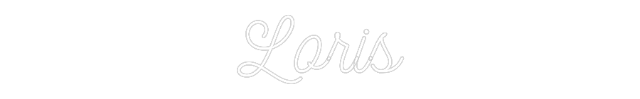 INSEGNA LED PERSONALIZZATA Loris