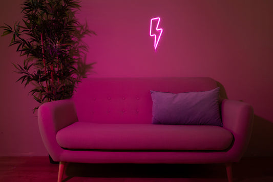 Flash pink LED