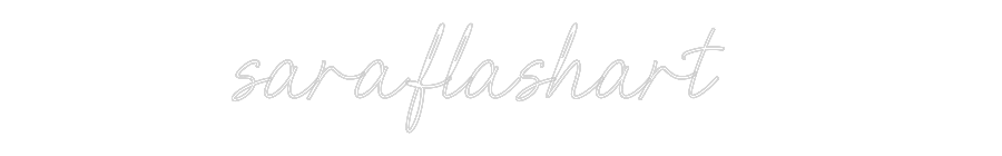 INSEGNA LED PERSONALIZZATA saraflashart