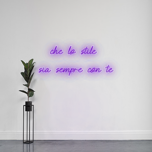 INSEGNA LED PERSONALIZZATA che lo stile ...
