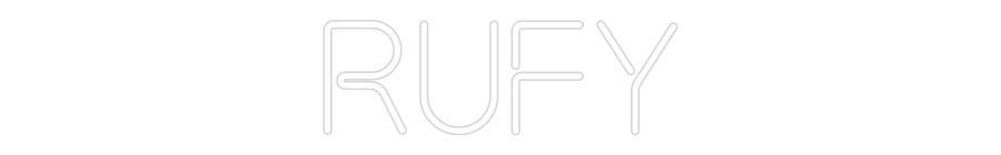 INSEGNA LED PERSONALIZZATA RUFY