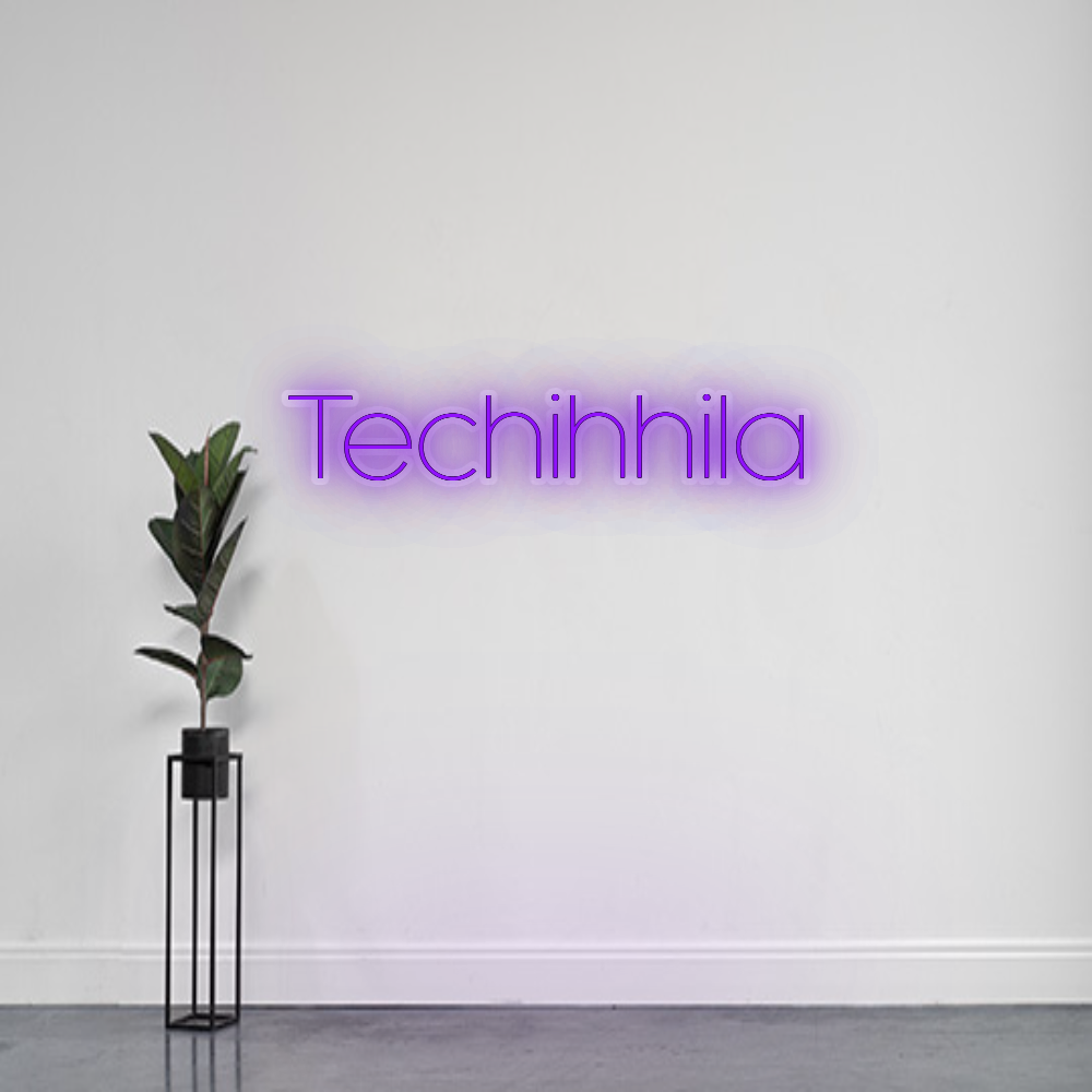 INSEGNA LED PERSONALIZZATA Techihhila