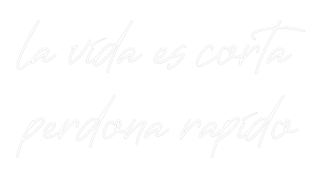 INSEGNA LED PERSONALIZZATA la vida es co...