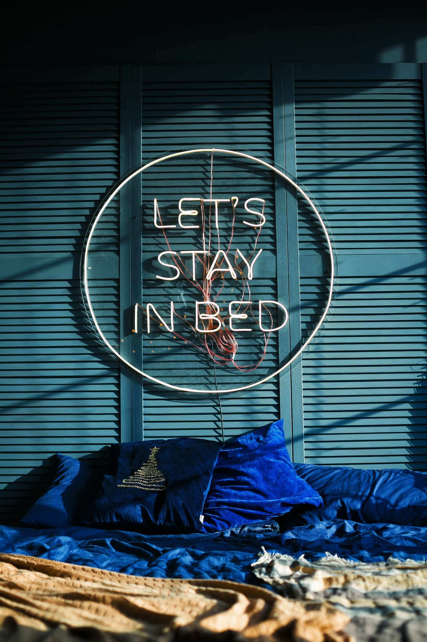 Let's stay in bed LED